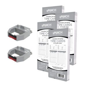 HN4000 Time Cards for uPunch HN2000 HNTC2 Compatible 50 HN6000 HN4500 